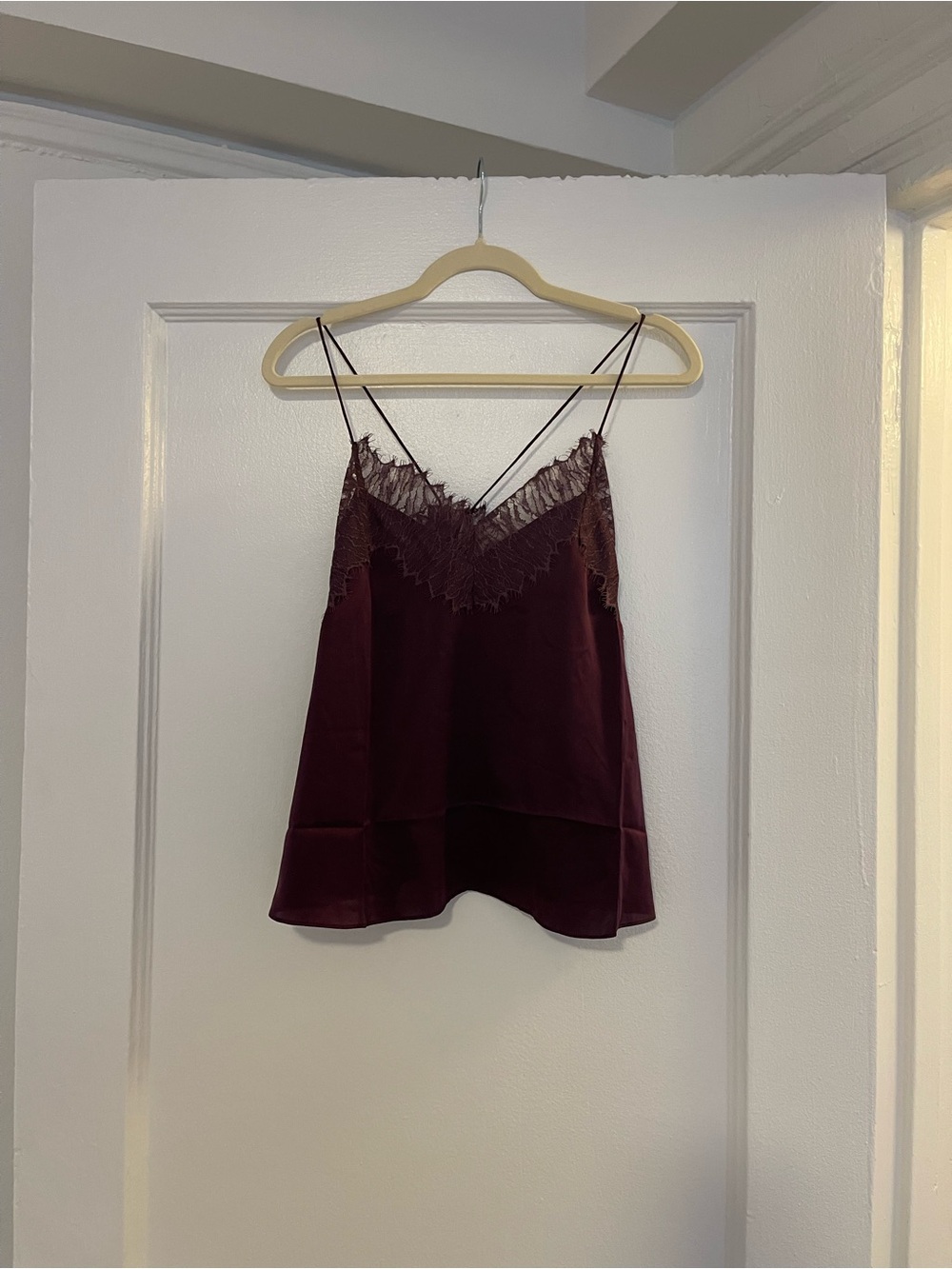 IRO Lace-Trim Silk Cami